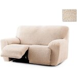 Housse de canap relax multi - lastique roque 2 places normale e00 ivoire (150 - 200cm) composition ...