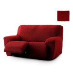 Housse de canap relax multi - lastique roque 2 places normale e08 rouge (150 - 200cm) composition : ...