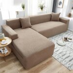 Housses de canap sectionnelles extensible confortable housses de canap forme l 2 place + 3 place avec ...