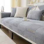 Housse de canap� universelle antid�rapante et structur�eultra - �lastique pour canap�1 / 2 / 3 / 4 places ...