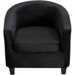 Housse de chaise chesterfield cabriolet 2 pièces housses chaise de club extensible en velours housse ... Housse de chaise chesterfield cabriolet 2 pièces housses chaise de club extensible en velours housse ...