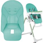 Housse de chaise haute - non spécifié - vert - cuir pu - déhoussable - lavable Housse de chaise haute - non spécifié - vert - cuir pu - déhoussable - lavable