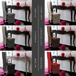 Housse de chaise - noeud � larri�re - diff�rents coloris rouge
