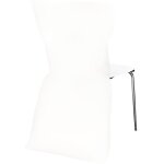 Housse de chaise sans noeud x6 blanche