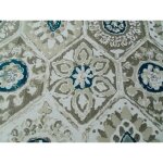Housse clic clac 120x190 matelasse orientale beige