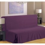 Housse de clic clac  nouettes violet