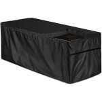 Housse de coffre de rangement ext�rieur �tanche oxford 210d protection jardin avec fermeture �clair noir ...