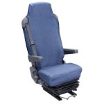 Housse coton matelasse jeans