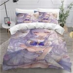 Housse de couette 200x200cm manga japonais 3d imprim�e housse de couette avec fermeture �clair style ...
