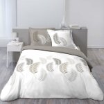 Housse de couette 240 x 220 cm en microfibre de flanelle goyave Housse de couette 240 x 220 cm en microfibre de flanelle goyave