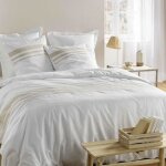 Housse de couette 240 x 220 cm coton 57 fils + 2 taies margaux Housse de couette 240 x 220 cm coton 57 fils + 2 taies margaux