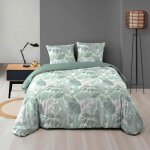 Housse de couette 240 x 220 cm en microfibre de flanelle epicea Housse de couette 240 x 220 cm en microfibre de flanelle epicea