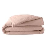 Housse de couette - housse de couette - 240 x 260 cm - 100% percale de coton - beige - oeko - tex�
