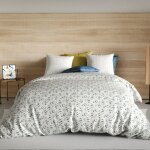 Housse de couette 260x240 vita + 2 taies coton 57 fils