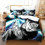 Housse de couette dragonball z goku - zppshop - 140x200cm - multicolore - synthtique