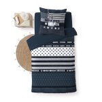 Housse de couette enfant 140 x 200 cm + 1 taie coton 42 fils usa states
