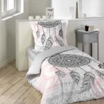 Housse de couette enfant 140x200 cm 100% coton + 2 taies d?oreiller
