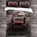 Housse de couette - fast und furious - taille 140x200cm - motif impression en 3d - couleur principale ...