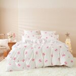 Housse de couette flanelle parure de lit adulte - ashanlan - 200 x 200cm et 2 taie doreiller 65x65cm ...
