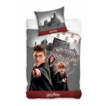 Housse de couette - carbotex - harry potter - ch�teau de poudlard - 140x200 cm - 100% coton