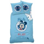 Housse de couette - mickey - pilot - 100% coton - 140x200 cm - norme ce Housse de couette - mickey - pilot - 100% coton - 140x200 cm - norme ce