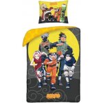 Housse de couette - naruto - 100% coton - noir - lit 1 personne - taie doreiller incluse