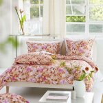 Housse de couette en satin de coton rose clair 260x240 cm - designers guild - giradon Housse de couette en satin de coton rose clair 260x240 cm - designers guild - giradon