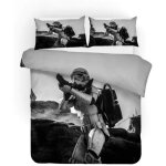 Housse de couette star wars - 220x240cm - multicolore - impression 3d