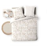 Housse couette + taies 220 x 240 cm pandore