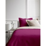 Housse de couette - victoire - framboise - 220x240 cm - coton - style enfant