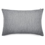 Housse de coussin 50x70 cm collection syracuse tissu oléfine gris ardoise Housse de coussin 50x70 cm collection syracuse tissu oléfine gris ardoise