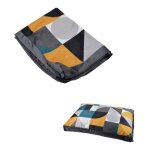 Housse de coussin pour chien & chat géo 80cm anthracite Housse de coussin pour chien & chat géo 80cm anthracite