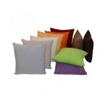 Housse de coussin dcoratif - bordon - 60x60 cm - gris - vintage - lavable en machine