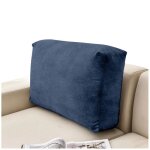 Housse pour le coussin de dossier du canap� canap� dangle velours bleu marine