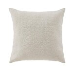 Housse de coussin bouclette ecru 45x45 cm