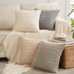 Housses de coussin - non spcifi - 45x45 cm - 4 pices - douces - multicolores