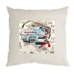 Housse de coussin - personnalisable - 40x40 cm - doux - lavable � 30�c