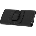 Housse etui ceinture - universel - noir - Éco - cuir - compatible avec smartphones jusquà 140x70mm - ... Housse etui ceinture - universel - noir - Éco - cuir - compatible avec smartphones jusquà 140x70mm - ...