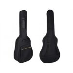 Housse �tui matelass� de guitare guitares acoustiques et classiques 4 / 4 noir