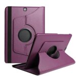 Housse etui rotatif pour samsung galaxy tab s2 - 9. 7 t815 t810 t813 t819 - violet