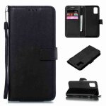 Housse etui samsung galaxy a41multi - fonction couleur unie cuir avec porte - cartes fonction support ...