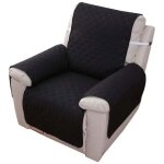 Housse fauteuil relax 1 place housse de canap� protecteur inclinable imperm�able pour chambre ?noir 55200? ...