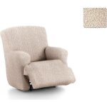 Housse de fauteuil relax complet multi - �lastique roque 1 place e00 ivoire (70 - 110cm) composition ...