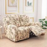 Housse de fauteuil relax extensible 2 places - chivas - couverture de chaise canap relax avec poche