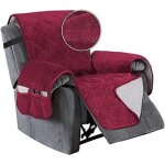 Housse de fauteuil relax - vin - matelasse - impermable - antidrapante - design contemporain