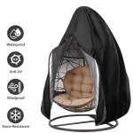 Housse de fauteuil suspendu jardin housse de protection coquille oeuf tissu oxford housse protection ...
