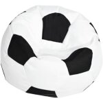 Housse de haricot pouf coussin de terre siège poire football imprimé 80 cm Housse de haricot pouf coussin de terre siège poire football imprimé 80 cm