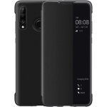 Housse huawei p30 lite smart view tui  rabat en cuir [mode dconomie dnergie][proteccin integral](p30liten ...