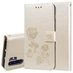 Housse huawei p30 pro or haute qualit housse de protection & carte pochette antichoc tui en cuir pu ...