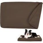 Housse imperm�able pour lit de chien - estampille - caf� - s - 15x12x3 cm - r�sistant � leau - lavable ...